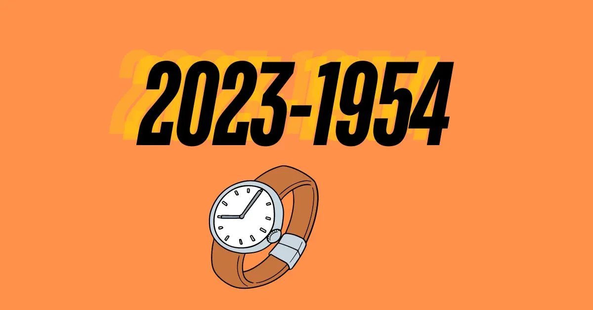 What is 2023-1954?